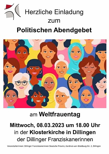 Dillinger Franziskanerinnen Deutsche Provinz – Weggemeinschaft -Treffen: "Gott duzen?!"